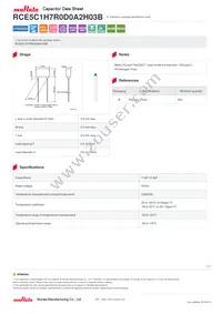 RCE5C1H7R0D0A2H03B Datasheet Cover