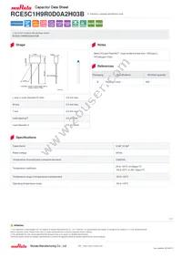 RCE5C1H9R0D0A2H03B Datasheet Cover