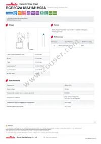 RCE5C2A182J1M1H03A Datasheet Cover