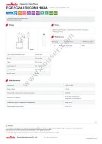 RCE5C2A1R0C0M1H03A Datasheet Cover