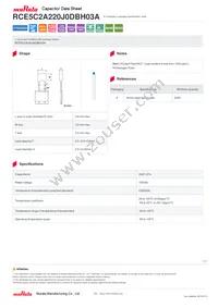 RCE5C2A220J0DBH03A Datasheet Cover