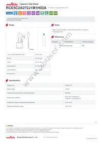 RCE5C2A272J1M1H03A Datasheet Cover