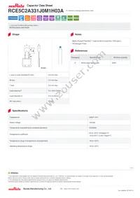 RCE5C2A331J0M1H03A Datasheet Cover