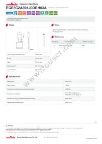 RCE5C2A391J0DBH03A Datasheet Cover