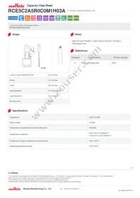 RCE5C2A5R0C0M1H03A Datasheet Cover