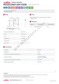 RCE5C2A821J0K1H03B Datasheet Cover