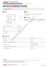 RCE5C2A9R0D0A2H03B Datasheet Cover