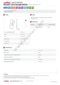 RCER71E475K2M1H03A Datasheet Cover