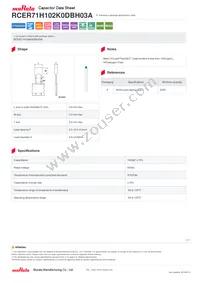 RCER71H102K0DBH03A Datasheet Cover