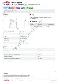 RCER71H105K2M1H03A Datasheet Cover