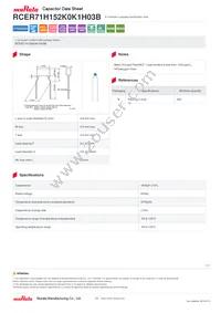 RCER71H152K0K1H03B Datasheet Cover