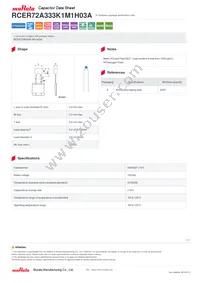 RCER72A333K1M1H03A Datasheet Cover