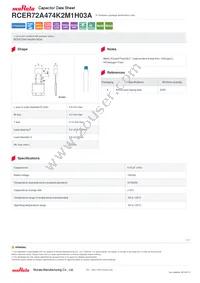 RCER72A474K2M1H03A Datasheet Cover