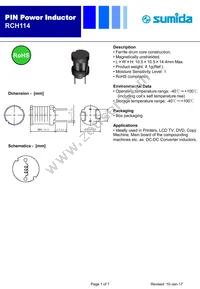 RCH114NP-471KB Datasheet Cover