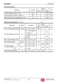 RCJ700N20TL Datasheet Page 2