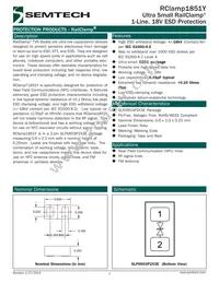 RCLAMP1851Y.TFT Datasheet Cover