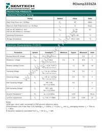 RCLAMP3331ZATFT Datasheet Page 2