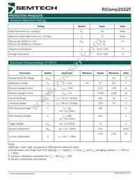 RCLAMP3522T.TFT Datasheet Page 2