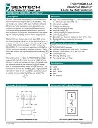 RCLAMP5011ZATFT Datasheet Cover