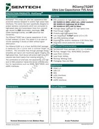 RCLAMP7528T.TNT Datasheet Cover