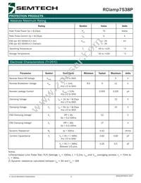 RCLAMP7538P.TNT Datasheet Page 2