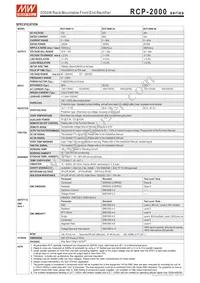 RCP-2000-12 Datasheet Page 2