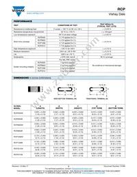 RCP2512W91R0JWB Datasheet Page 2