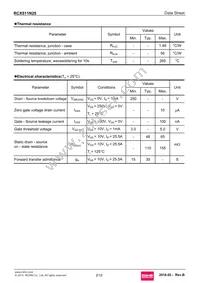 RCX511N25 Datasheet Page 2