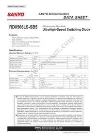 RD0506LS-SB5 Datasheet Cover