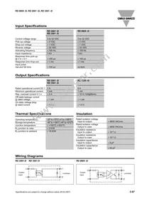 RD0605-D Datasheet Page 2