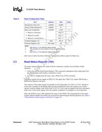 RD28F1604C3BD70A Datasheet Page 15