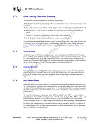 RD28F1604C3BD70A Datasheet Page 21