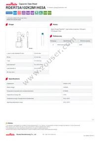 RDER73A102K2M1H03A Datasheet Cover