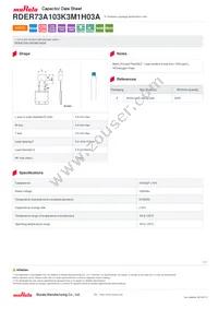 RDER73A103K3M1H03A Datasheet Cover