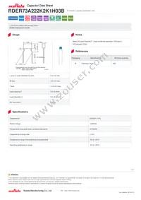 RDER73A222K2K1H03B Datasheet Cover