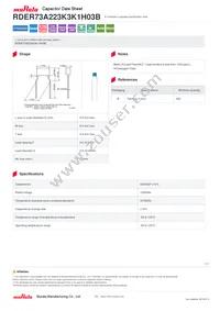 RDER73A223K3K1H03B Datasheet Cover