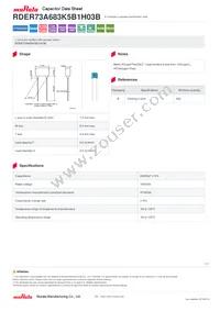 RDER73A683K5B1H03B Datasheet Cover