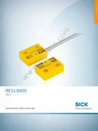 RE11-SA05 Datasheet Cover