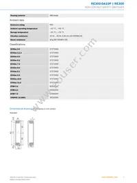 RE300-DA10P Datasheet Page 3