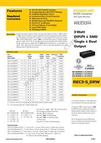 REC3-4815DRWZ/H6/A/SMD/CTRL Cover