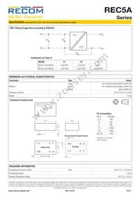REC5A-0505SW/H2/X1 Datasheet Page 4