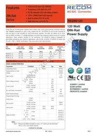 REDIN120-48 Datasheet Cover