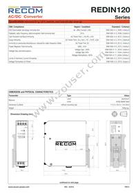 REDIN120-48 Datasheet Page 6