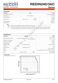 REDIN240-24/3AC Datasheet Page 3