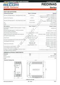 REDIN45-12 Datasheet Page 4