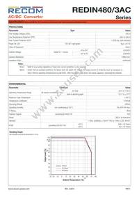 REDIN480-24/3AC Datasheet Page 3