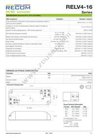 RELV4-16 Datasheet Page 3