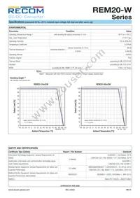 REM20-4805DW/P Datasheet Page 6