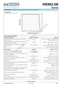 REM3.5E-0505S/R6/A/SMD Datasheet Page 5
