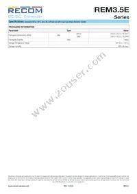 REM3.5E-0505S/R6/A/SMD Datasheet Page 8